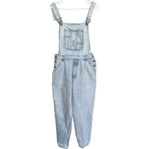 Vintage Denim Overalls Acid Wash Bib Adjustable Straps Pockets 30x30 Todays News